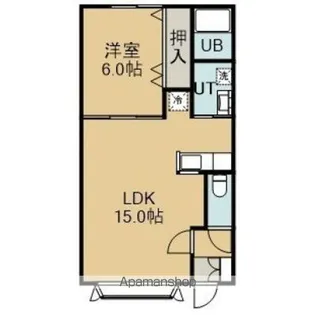 ファイン中道Ⅰ【2階】の間取り